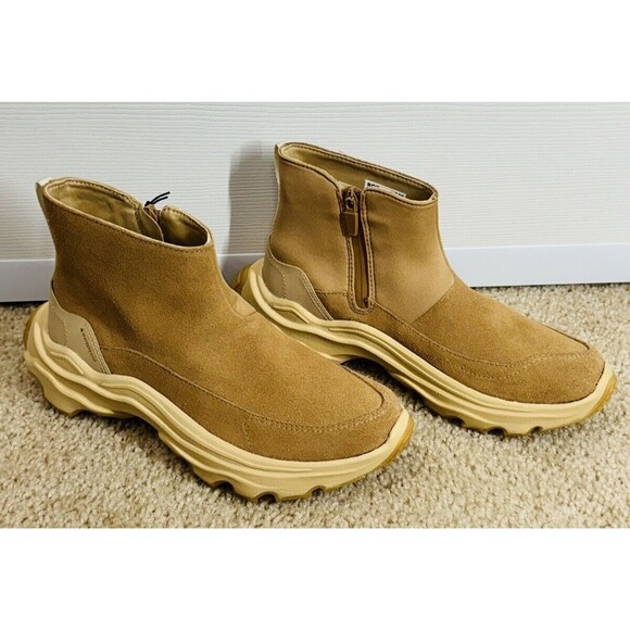 Sorel Shoes - Sorel Acadia Kinetic Breakthru Waterproof Tawny Buff Women Boots Size 8M NL4825